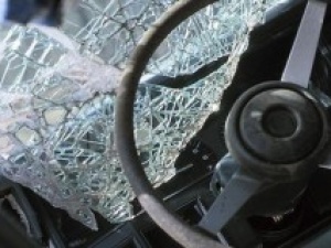 Женщина-водитель протаранила автобус на проспекте Ленина
