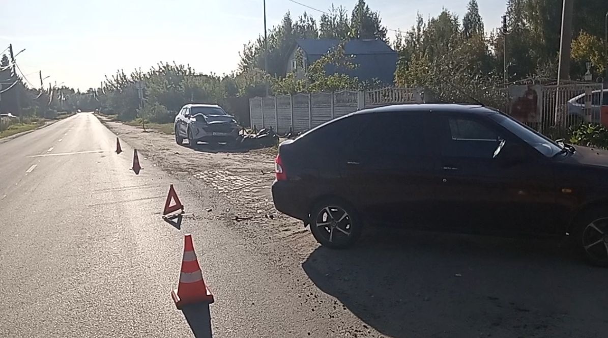 Мотоциклист пострадал в массовом ДТП в Нижегородской области - фото 1