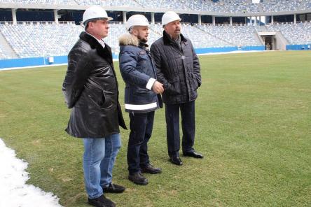 Министр строительства и ЖКХ РФ оценил степень готовности стадиона &laquo;Нижний Новгород&raquo; (ФОТО)