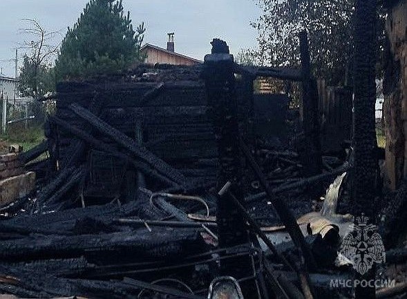 Тело женщины нашли на месте пожара в жилом доме в Лукоянове