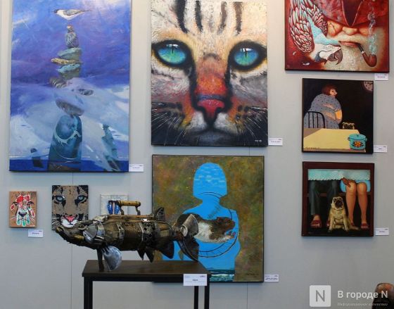 Фоторепортаж: выставка &laquo;АРТ МИР &mdash; 2026&raquo; открылась в Нижнем Новгороде - фото 70
