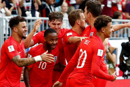 Сборная Англии прошла в полуфинал ЧМ-2018