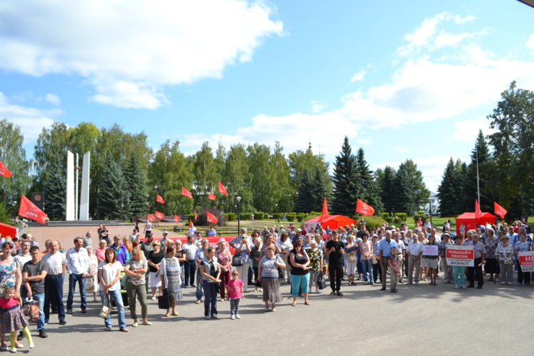 Митинги против пенсионной реформы прошли в Городецком районе (ФОТО) - фото 2