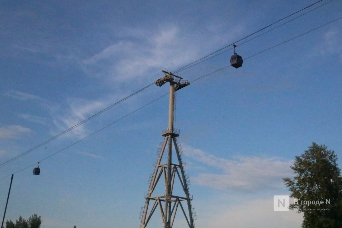 Канатную дорогу в Нижнем Новгороде снова закроют 8 августа  - фото 1