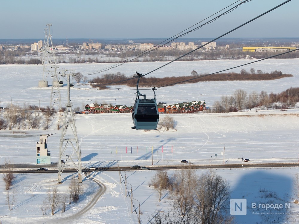 Нижегородская канатная дорога переходит на зимний режим работы с 1 октября