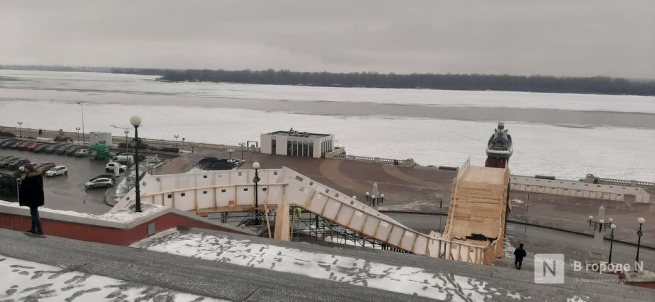 Опубликованы фото с места строительства трассы на Чкаловской лестнице - фото 10