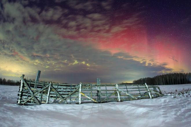 Опубликованы фотографии северного сияния в Нижегородской области - фото 5