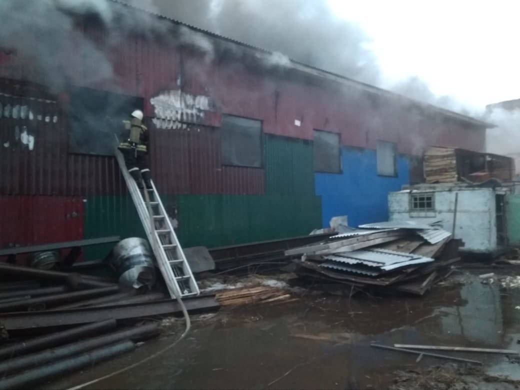 Крупный пожар ликвидировали на пилораме в Дальнем Константинове - фото 1