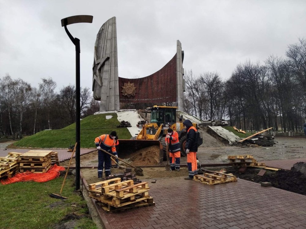 Благоустройство Парка Славы началось в Автозаводском районе