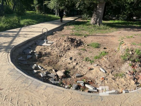 Цементная пыль и ямы: парк Кулибина не сдадут в срок в Нижнем Новгороде - фото 12