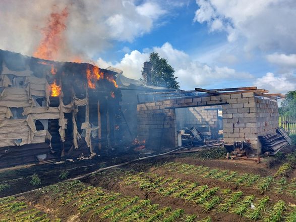 Дом многодетной семьи в Шахунье сгорел из-за детской шалости - фото 4