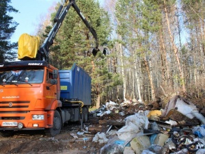 Крупную свалку объемом 280 кубометров ликвидировали на Бору