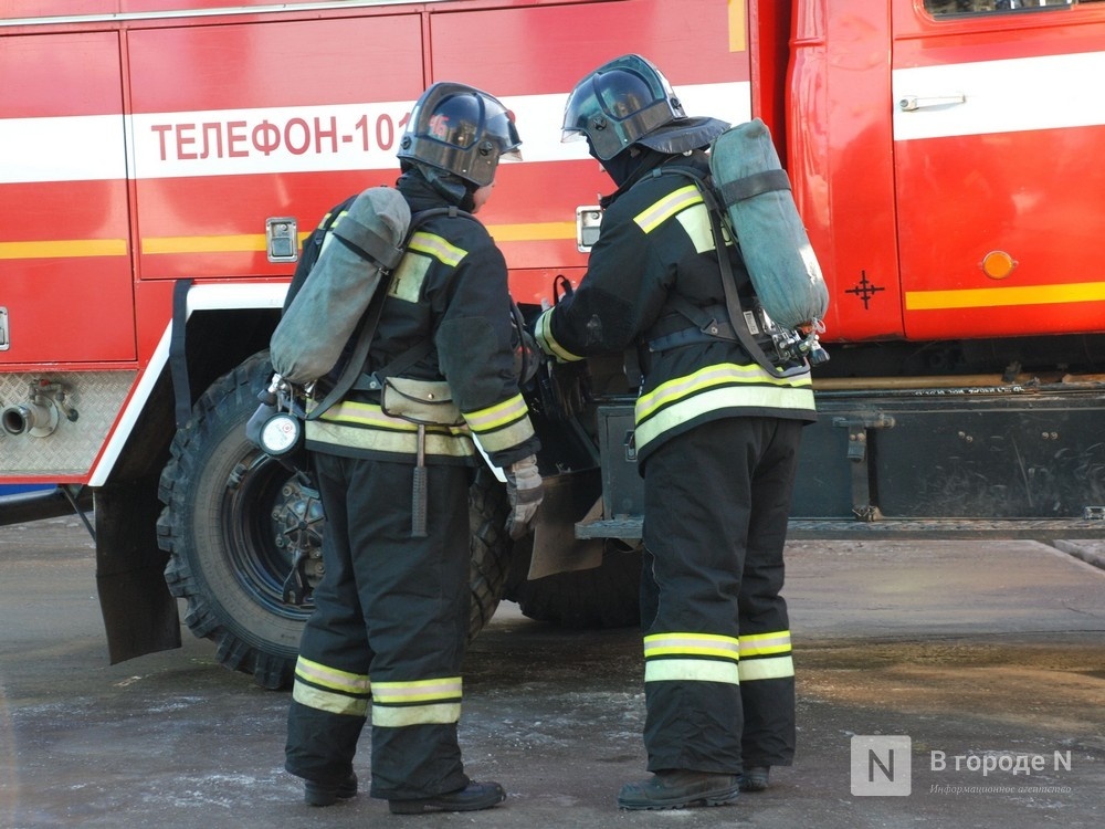 Автобус загорелся в Нижегородской области 3 декабря 