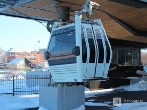 Нижегородская канатная дорога приостановила работу