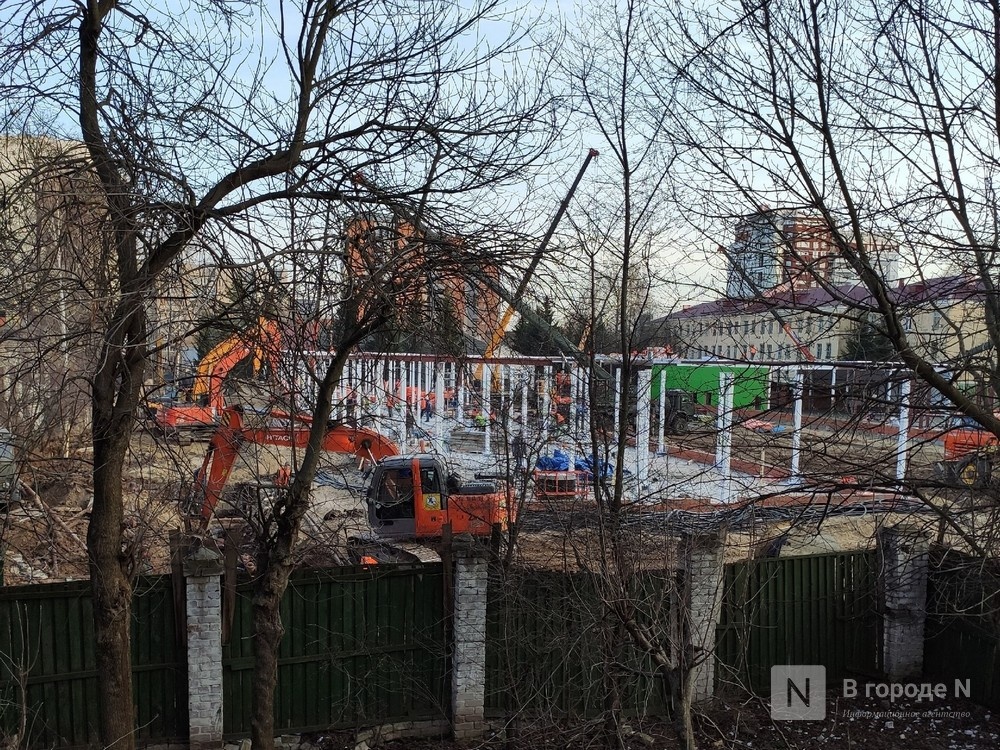 Новый корпус госпиталя оперативно строят на Ижорской в Нижнем Новгороде