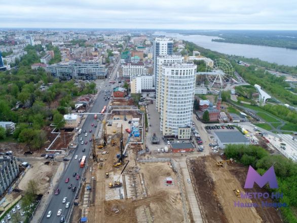 Появились фото стройплощадки станции метро &laquo;Сенная&raquo; в Нижнем Новгороде - фото 2